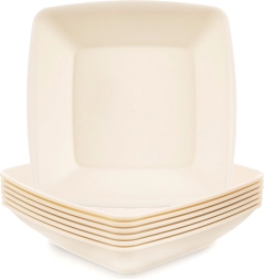 Duboki plastični tanjuri SANDY 17,5 cm, 500 ml, 6 kom