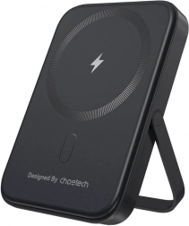 Choetech magnetska power banka sa stalkom 5000 mAh, 20W PD (crna)