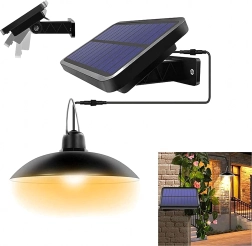 Solarna viseća LED lampa s daljinskim upravljačem i senzorom sumraka
