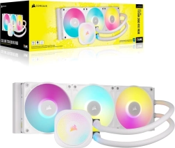 Tekućinsko hlađenje procesora Corsair iCUE Link Titan 360 RX RGB, 360 mm, bijelo