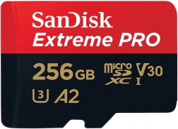 SanDisk Extreme Pro microSDXC 256GB 200/140 MB/s A2 U3