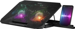 Hladnjak za prijenosno računalo NS-510 s RGB pozadinskim osvjetljenjem, 15,6″