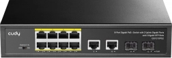 8-portni gigabitni PoE+ switch s 2 uplink portova i 2 SFP utora, 120 W