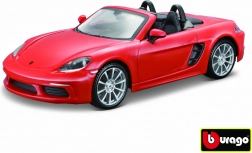 Model Bburago Porsche 718 Boxster narančasta 1:24