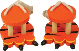 Drvene hodajuće tigraste šape