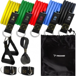 Set elastičnih traka s priborom TRIZAND, 11 dijelova