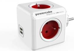 Razdjelnik utičnica PowerCube Original USB crveni
