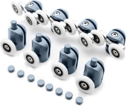 Kotaci za tuš vrata, set 8 kom