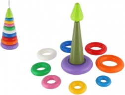 Šarena sklopiva piramida s prstenovima