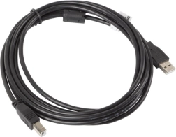 USB 2.0 kabel AM-BM 3M Lanberg crni