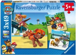 Ravensburger puzzle Psići u ophodnji 3×49 dijelova
