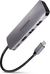 axagon hmc-5 usb-c čvorište 5u1 s hdmi 4k, 2x usb-a, čitačem sd/microsd i pd 100 w