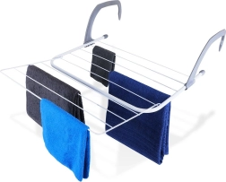 Sklopivi sušilo za radijator bijelo 55 × 50,5 cm