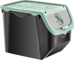 Spremnik za povrće i voće s poklopcem 12 l, menta