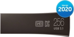 Flash disk samsung bar plus usb 3.1 256 gb titan siva