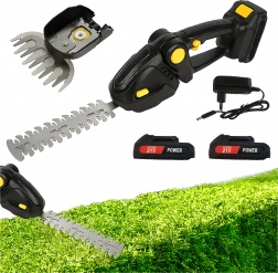 akumulatorske škare za živicu i travu 2 u 1