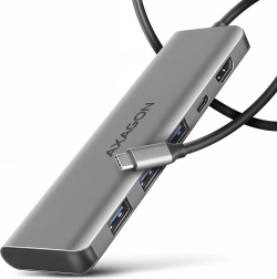 Višeportni USB-C hub 5-u-1 5 Gb/s s HDMI 4K/30 Hz, 3× USB-A, PD 100 W i USB-C kabelom od 100 cm