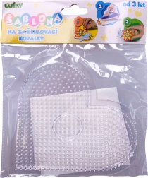 Šablona za peglanje perlica – srce