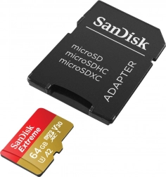 SanDisk Extreme microSDXC memorijska kartica 64GB