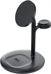 MagScape magnetski bežični 3-u-1 punjač MagSafe crni