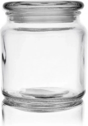 Staklena posuda za hranu 580 ml s poklopcem