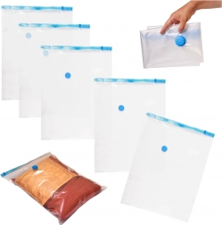 Vakuumske vrećice za spremanje odjeće 5 komada 60x80 cm