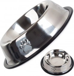 Zdjele od nehrđajućeg čelika za pse i mačke s protukliznom gumom 150 ml