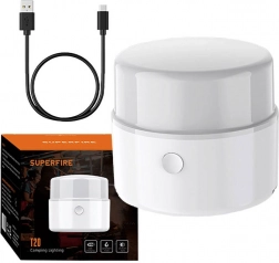 Kamp lampa SUPERFIRE T20, 180 lm, USB punjenje