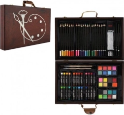 Kreativni set za slikanje u drvenoj kutiji