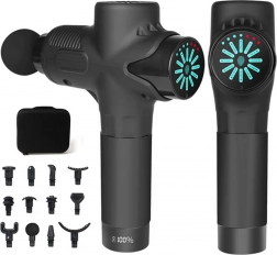 Masažna pištolja za tijelo s 12 nastavaka i futrolom