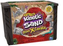 Kinetic Sand Dino X-Cavate iskopavački set s kosturom dinosaura i priborom