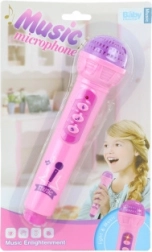 Ružičasti mikrofon na baterije