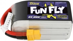 LiPo baterija Tattu FunFly 1300 mAh 6S 22,2 V 100C (XT60)
