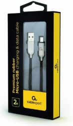 Micro USB kabel 2 m crni
