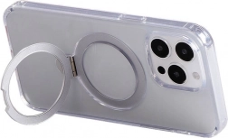 Magnetična futrola sa stalkom JOYROOM za iPhone 15 – prozirna