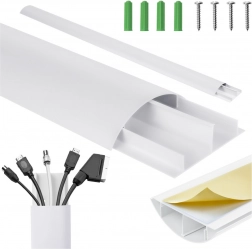 Maskirna letvica za kabele bijela aluminijska