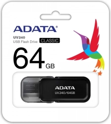 Flash disk ADATA UV240 64 GB USB 2.0 crni