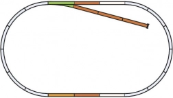 Piko set tračnica B s slijepom tračnicom H0