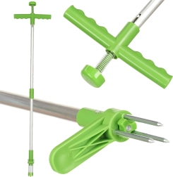 Teleskopski čupač korova s 3 zupcima 93 cm