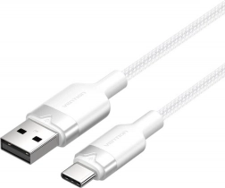 USB kabel 2.0 USB‑A na USB‑C 1 m 3A bijeli Vention