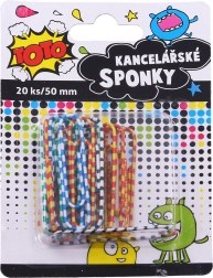 Prugasta uredska klamerica 20 kom, 50 mm