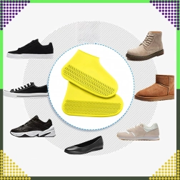 Silikonske vodootporne navlake za cipele protiv kiše i klizanja, veličina L