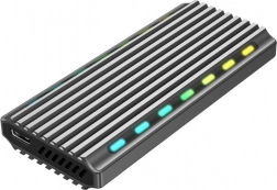 USB 3.1 kućište za M.2 NVMe disk s LED osvjetljenjem