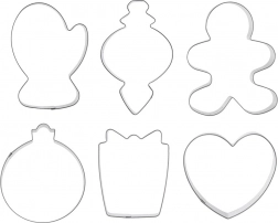 Set od 6 nehrđajućih kalupa za kekse