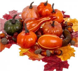 Jesenski dekorativni set RUHHY, 50 kom