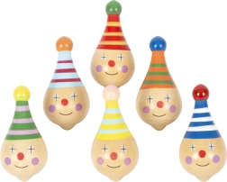 Drvena zvrčka s motivom klauna SMALL FOOT