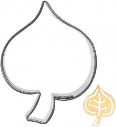 Rezač za kekse od nehrđajućeg čelika list 4 cm