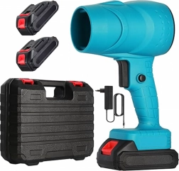 Akumulatorski ručni puhač 400 W s 2 baterije