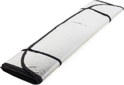 Sjenilo za vjetrobransko staklo automobila, reflektirajuća folija s vakuumskim čepovima 130 × 60 cm