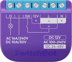 Inteligentni relejni prekidač s beznaponskim kontaktom SWITCHBOT Relay Switch 1